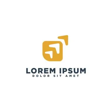 Abstract Business logo template vector illustration elements isolated 스톡 일러스트