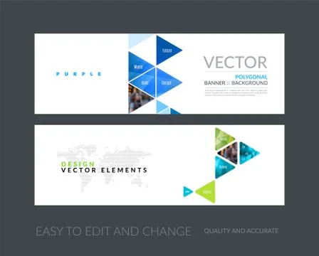 Abstract business vector set of modern roll Up Banner stand desi Illustrazione stock