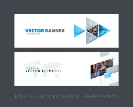 Abstract business vector set of modern roll Up Banner stand desi Stock Illustration
