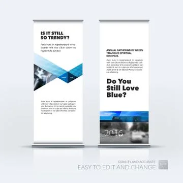 Abstract business vector set of modern roll Up Banner stand desi Illustration