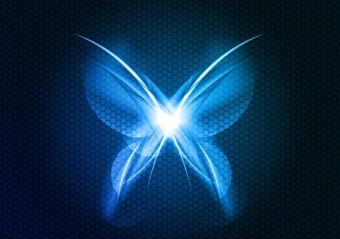 Abstract butterfly Stock Illustration