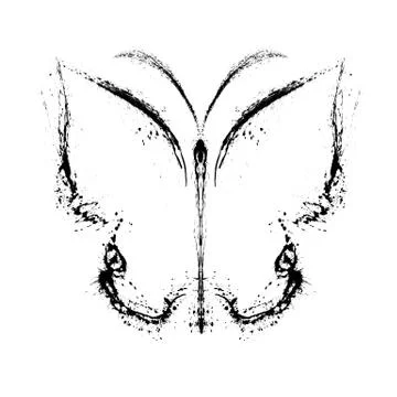Abstract butterfly Stock Illustration