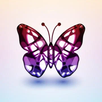 Abstract butterfly Stock Illustration