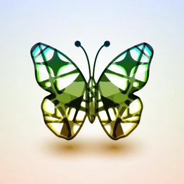 Abstract butterfly Stockillustratie