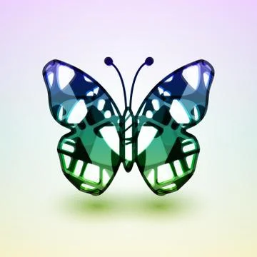 Abstract butterfly Stock-Illustration
