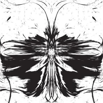 Abstract Butterfly Stock Illustration