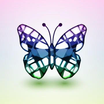 Abstract butterfly Stock Illustration