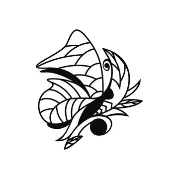 Abstract butterfly Stock Illustration