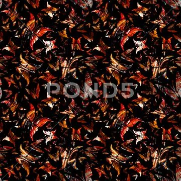Abstract butterfly seamless background Stock Photos