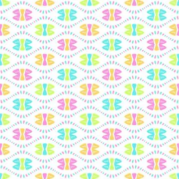 Abstract butterfly Seamless Pattern Background Wallpaper Stock Illustration