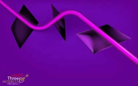 Abstract cable and plates minimal composition background purple and pink. 스톡 일러스트