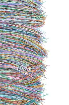 Abstract cable network, global network connection 스톡 사진