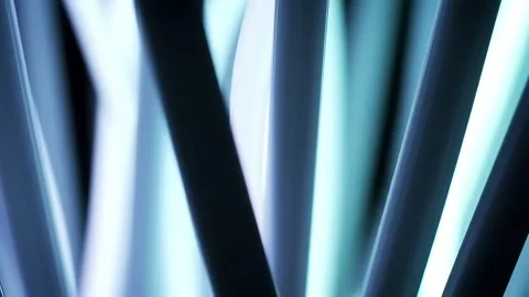 Abstract Cables Flowing with Blue Lighting Stock Footage 313348695