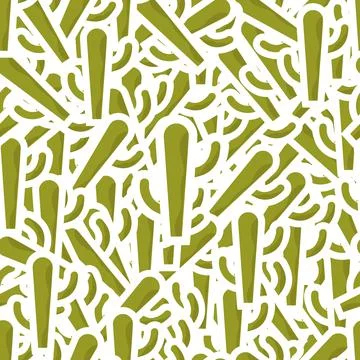 Abstract cactus Stock Illustration