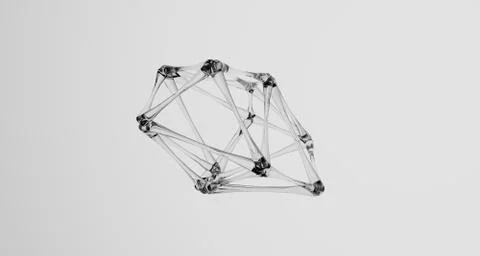 Abstract cage 3d illustration Stock Illustration