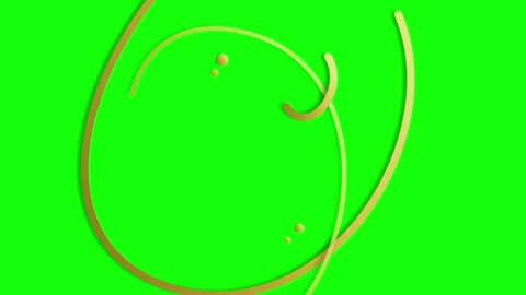 Abstract Calligraphic Flow Modern Motion Loop Stock Footage 334593989