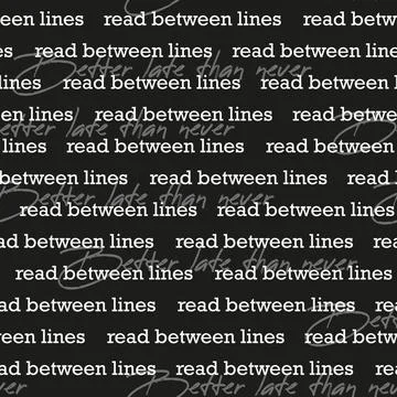 Abstract calligraphic pattern. Typography pattern. Seamless pattern with word Stock Illustration