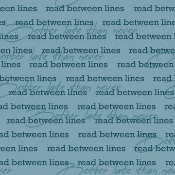 Abstract calligraphic pattern. Typography pattern. Seamless pattern with word Stock Illustration