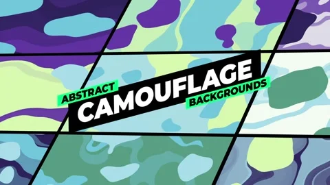 Abstract Camouflage Backgrounds Stock After Effects