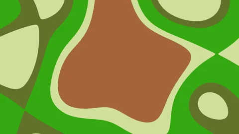 Abstract Camouflage Pattern Animation with Earthy Tones and Organic Shapes. Stock Footage 325018439