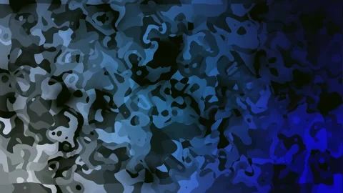 Abstract Camouflage Pattern with Blue and Gray Tones and Gradient image pho.. Stock Footage 321450850
