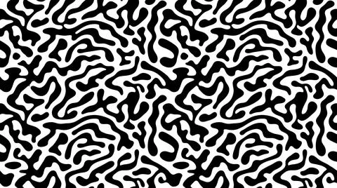 Abstract camouflage pattern featuring flowing organic shapes in high contra.. Stock Illustration