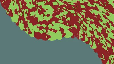 Abstract camouflage pattern with green and brown shapes Stock Illustration