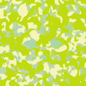 Abstract camouflage pattern in mixed green yellow Stock Illustration