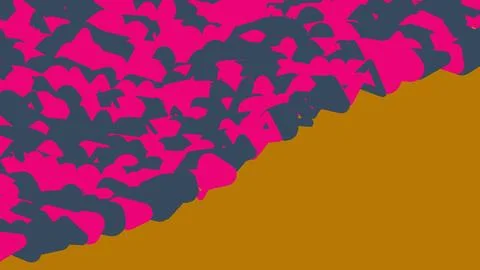 Abstract camouflage pattern with pink and dark grey colors Stock Illustration