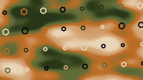 Abstract Camouflage Pattern Surging Through Colorful Swirl in Soft Light 스톡 동영상 328588285