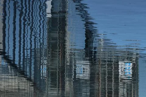 Abstract canal, background  Foto stock