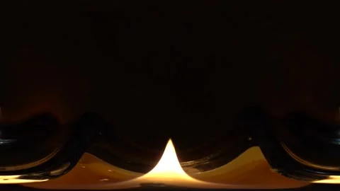 Abstract candle flame on a black background Stock Footage 230331010