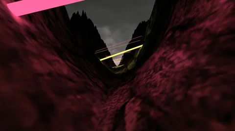 Abstract Canyon Stock Footage 64653926