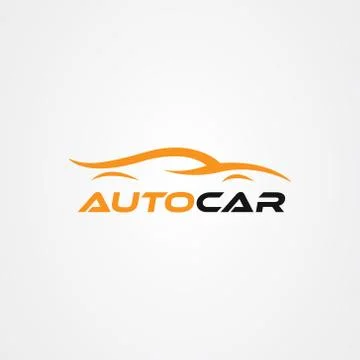 Abstract car logo design concept, automotive car vector design template. Stock Illustration
