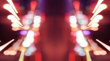 Abstract car roundabout Stock Footage 85670363