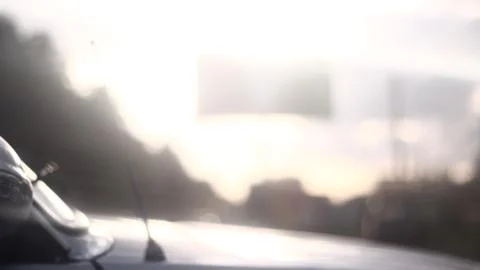 Abstract, Car, Sun rays 스톡 사진