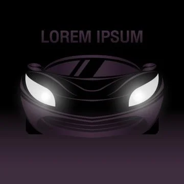 Abstract car vector Stock Illustration