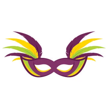 Abstract carnival mask Illustrazione stock