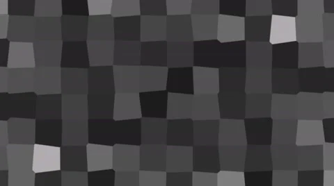 Abstract cartoon cube mosaic motion background loop grey Video stock 58304334