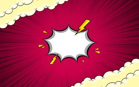 Abstract Cartoon Style Comic Background. イラスト素材