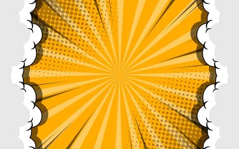 Abstract Cartoon Style Comic Background. 스톡 일러스트