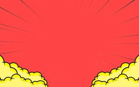 Abstract Cartoon Style Comic Background. Stock Illustration