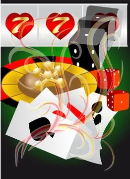 Abstract casino Stock Illustration