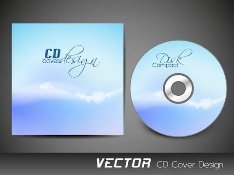 Abstract CD Cover design for your business. Stock Illustration