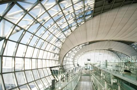 Abstract ceiling interior background, center composition Foto stock