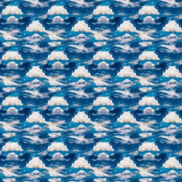 Abstract celestial blue seamless pattern. Skiey background. 스톡 일러스트