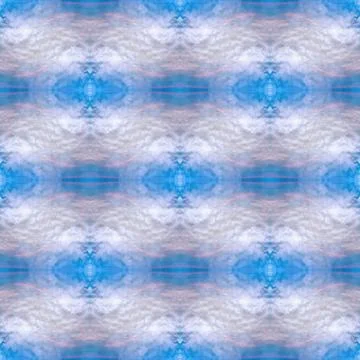 Abstract celestial blue seamless pattern. Skiey background. Stock Illustration