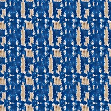 Abstract celestial blue seamless pattern. Skiey background. 스톡 일러스트