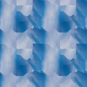 Abstract celestial blue seamless pattern. Skiey background. Stock Illustration