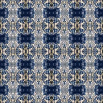 Abstract celestial blue seamless pattern. Skiey background. Stockillustratie